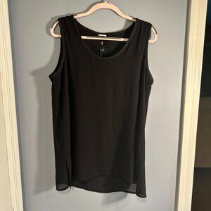 Marella Sleeveless Black Top, NWT, Sz 12